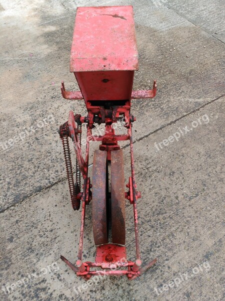 Seeder Old Old Machine Oxide Collector