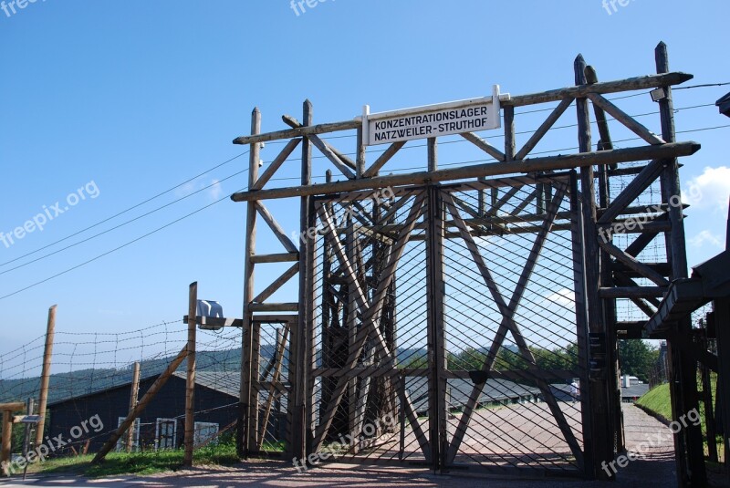 Concentration Camp War Second World War Barbed Wire Caught