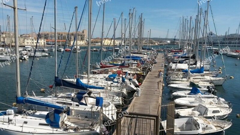 Port Sète Wharf Boats Free Photos