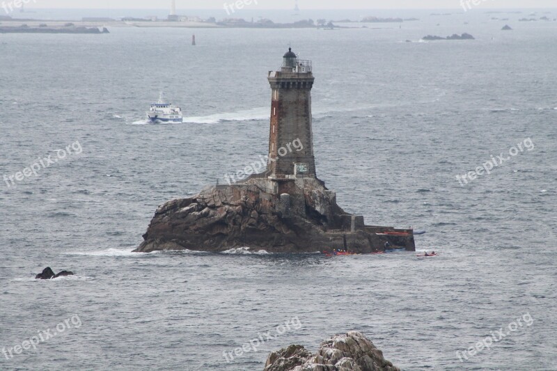 Lighthouse Sea Ile Free Photos