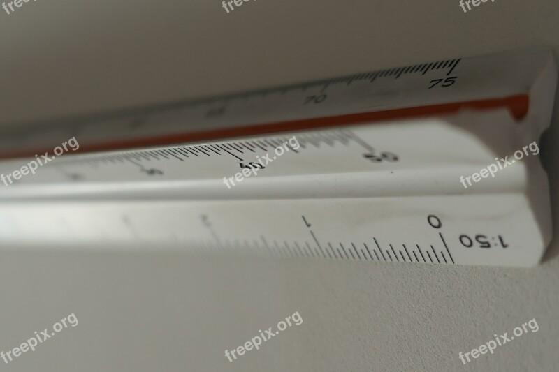 Ruler Measure Exactly Centimeters Datailaufnahme