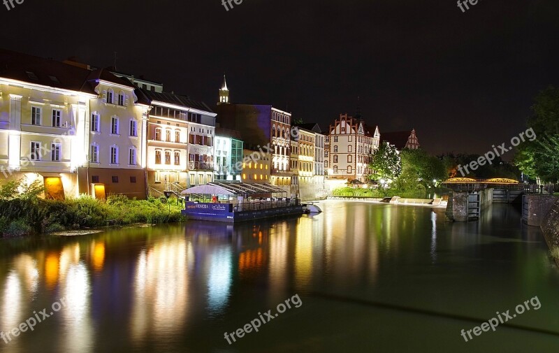 City Night Townhouses Colors Opole