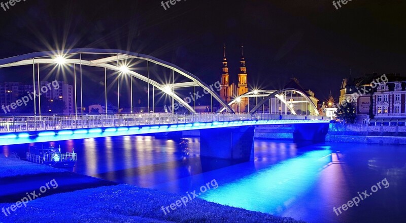 Opole Bridge Pastowski City Night Light