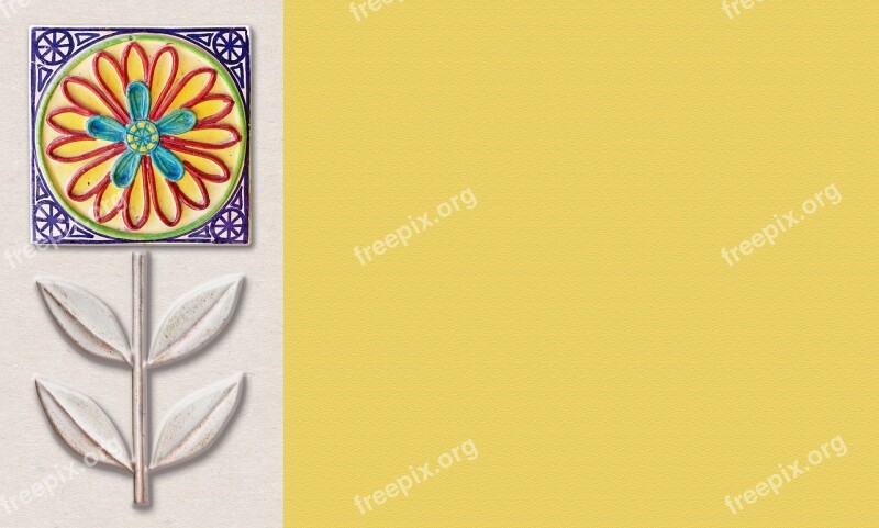 Card Greeting Congratulation Color Tile Mosaic