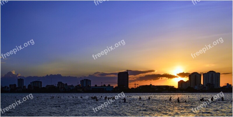 Vietnam Ha Noi Hotay Vietnamese Lake