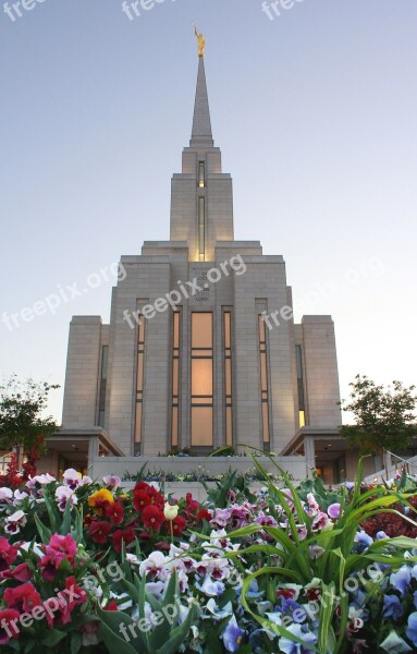 Temple Utah Mormon Building Architecture