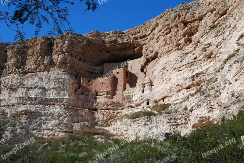 Montezuma's Castle Arizona Southwest Ancient Indian