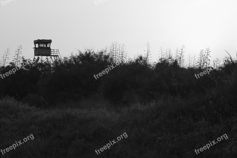 Guard Station Light And Shadow Dune Free Photos