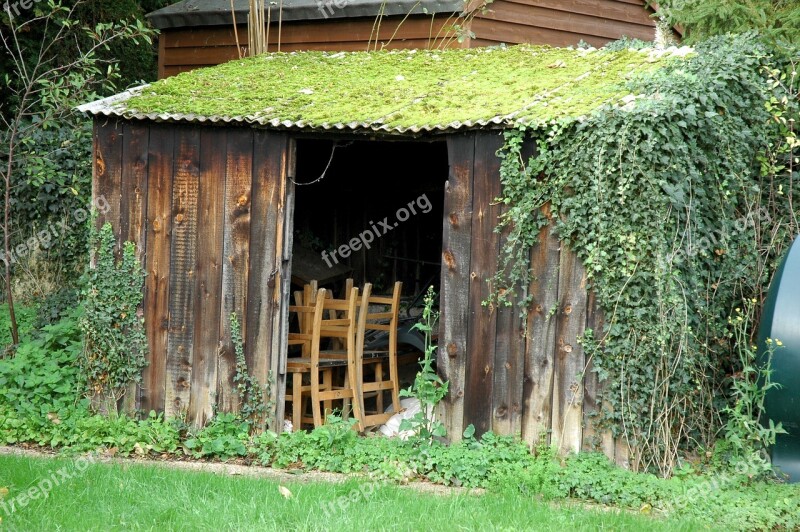 Shed Outhouse Wooden Rustic Building