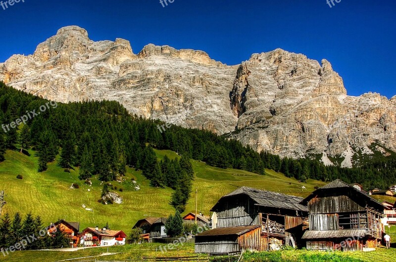 Dolomites Mountains Italy South Tyrol Alpine