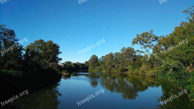 Mirror Image Nerang Gold Coast Peaceful Water