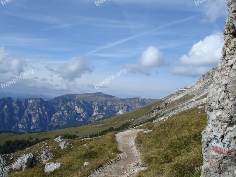 Dolomites Alpine South Tyrol Mountains Trail