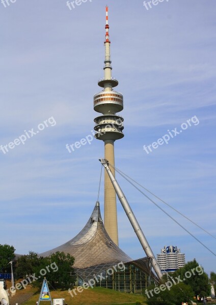 Stadium Radio Tower Tv Tower Architecture Building