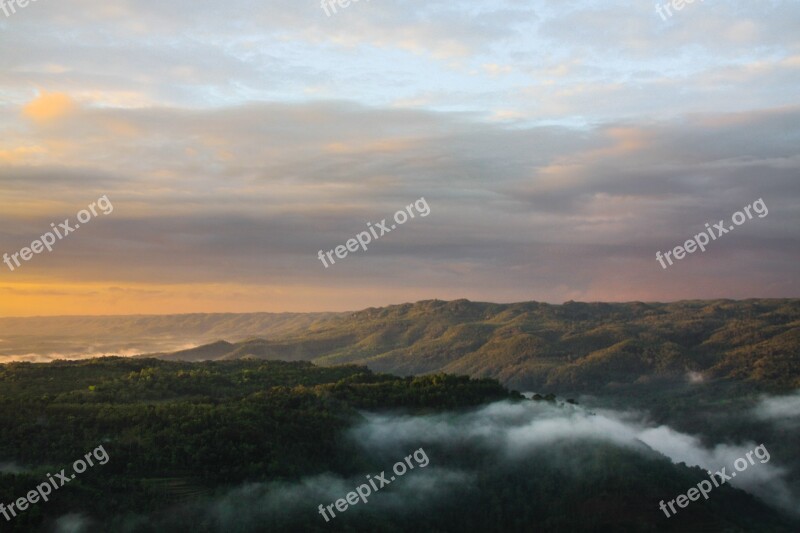 Landscape Sunset Nature Summer Sunlight