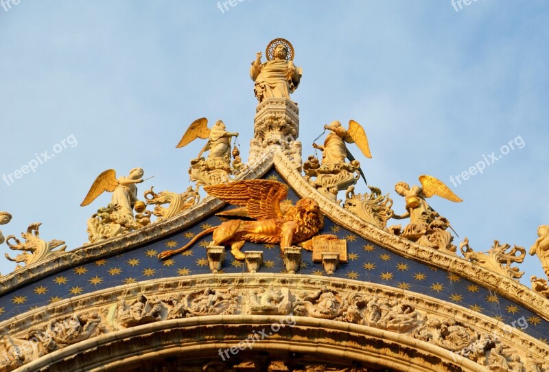 St Mark's Basilica St Mark's Church Venice St Mark's Square Lion