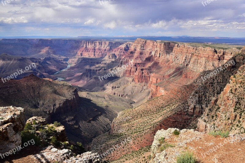 Nature Grand Canyon Mountains Water America