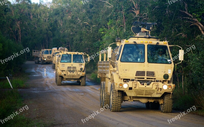 Us Army United States Army Truck Light Truck Movement