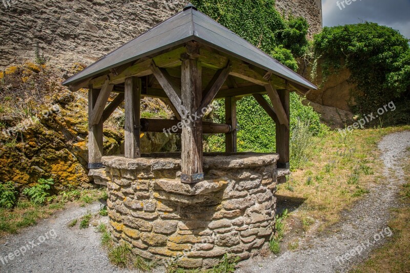 Fountain Cistern Water Castle Fortress