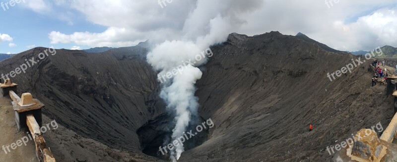 Mountain Bromo Indonesia Nature Java