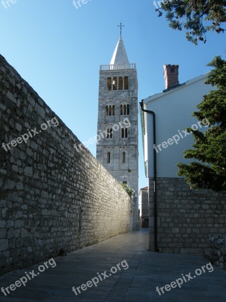 Croatia Rab Tower Free Photos