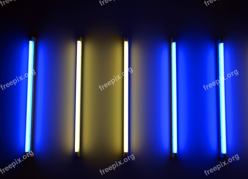 Neon Tube Neon Light Light Art Installation Art