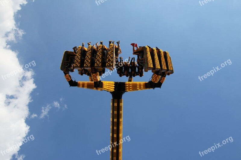 Fair Driving Device Over Head Upside Down Sky