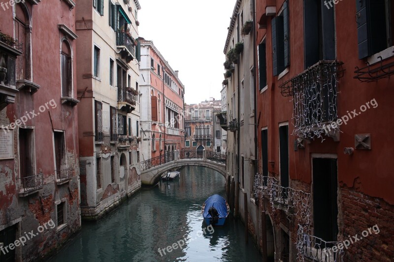 Venice Venedig Italy Canal Italian