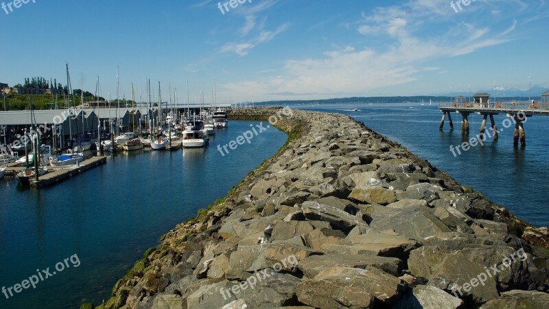 Boats Water Marina Sea Travel