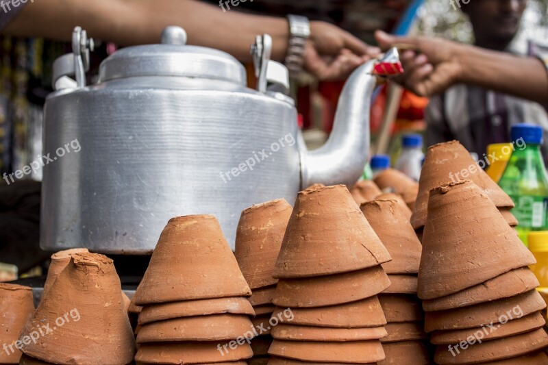 Tea Tea Stall India Stall Food