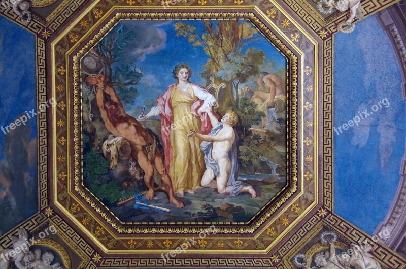 Italy Rome Vatican Ceiling Fresco