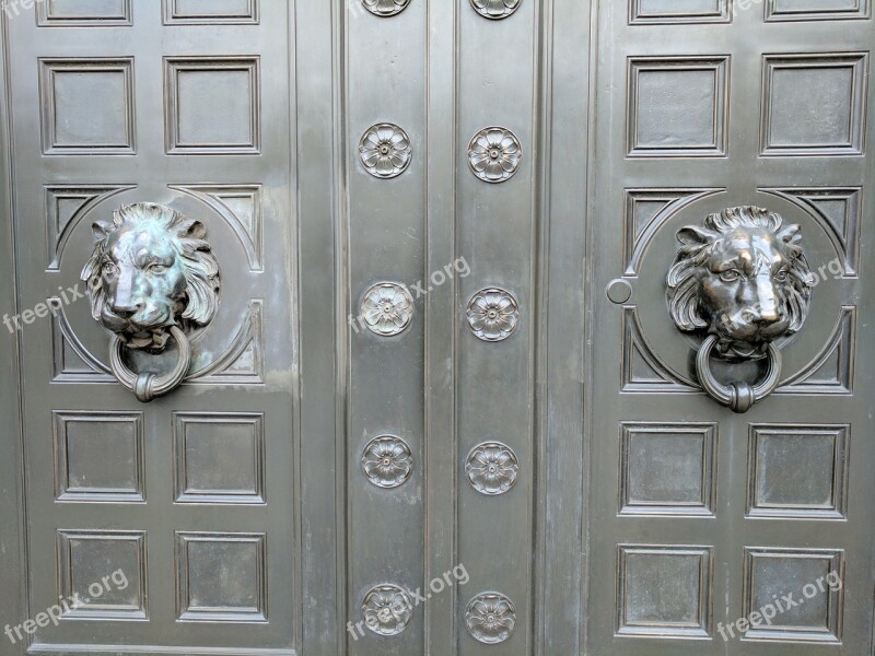 Doors Bronze Knockers Door Knockers Lions