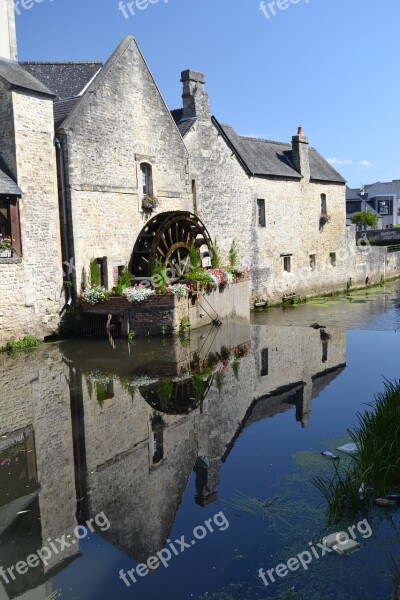 Medieval Bayeux France Old Town Historic Buildings