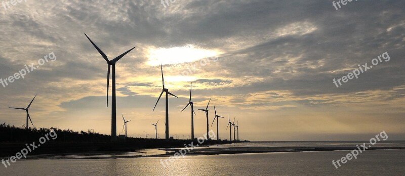 The Evening Sun Island Park Environmental Taichung Free Photos