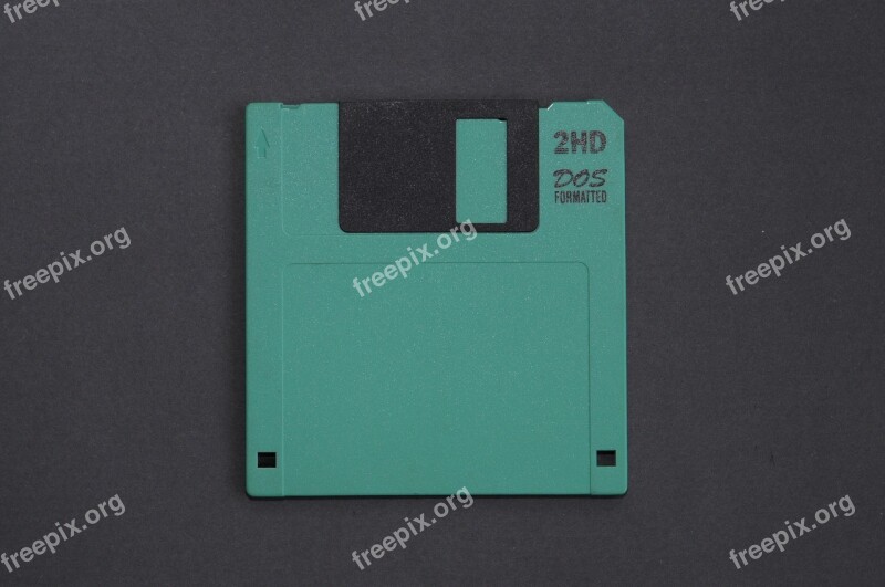 Green Floppy Disk Old Technology Storage Free Photos