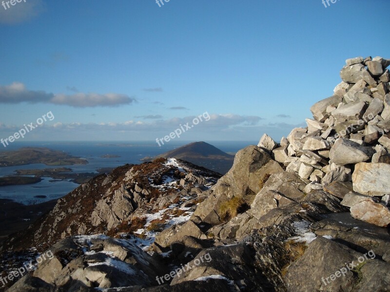 Cairn Hike Mountain Adventure Hiking