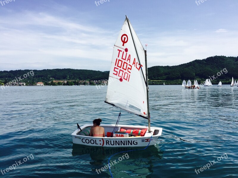 Opti Regatta Lake Constance Sail Sailing Boat