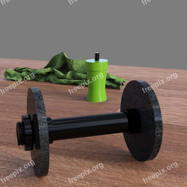 Dumbbell Bottle Towel Sport Training