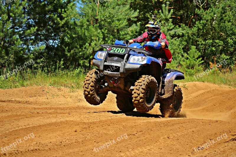 Atv Quad All-terrain Vehicle Motorcycle Motocross