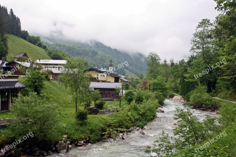 Current Berchtesgadener Land Ruhpolding Fog Alpine Hiking