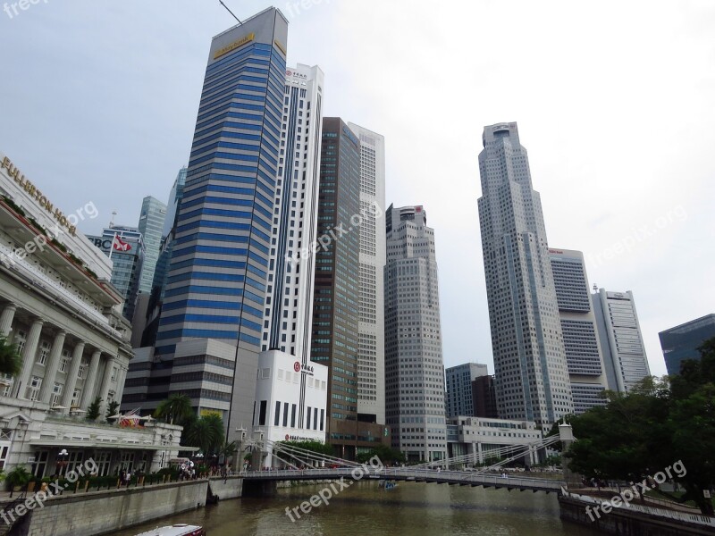 Singapore Building City Hall Raffles Place City