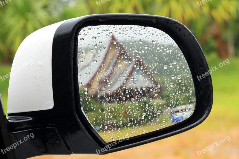 Rainy Season Raindrop Window Day