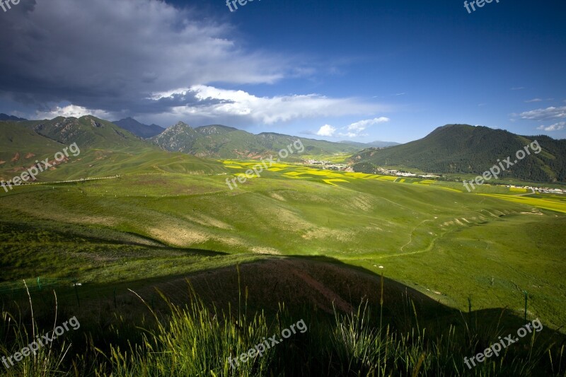 Qinghai Scenery Natural Tourism Free Photos