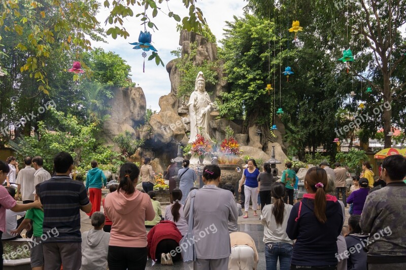 Temple Hochiminh City Buddha Free Photos