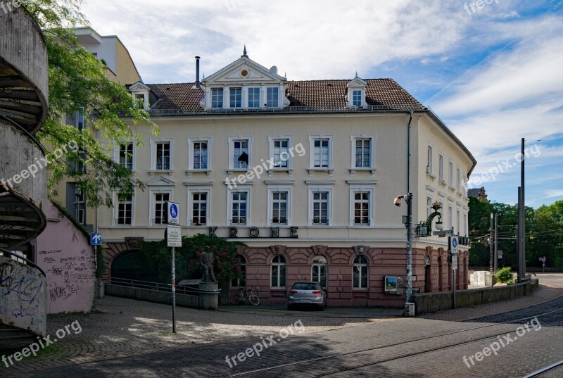 Golden Crown Darmstadt Hesse Germany Historic Center Places Of Interest