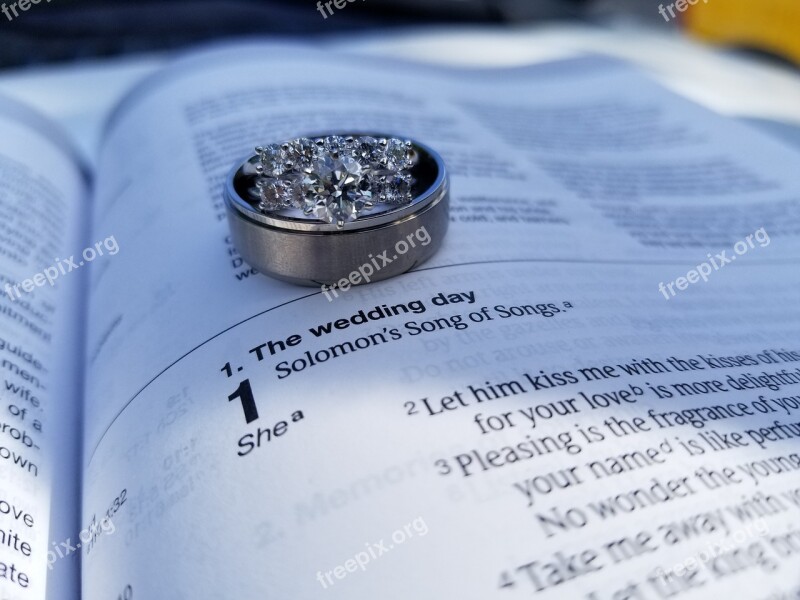 Wedding Ring Bible Love Marriage