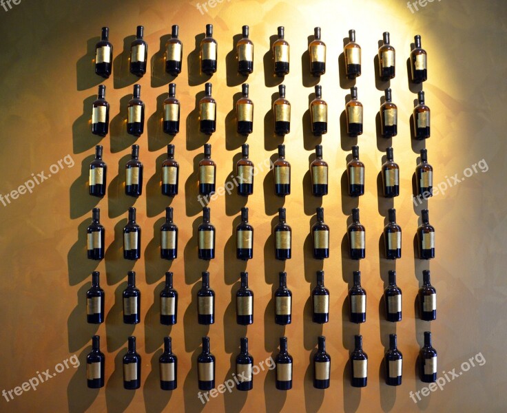 Bottles Brandy Wine Alcohol Art