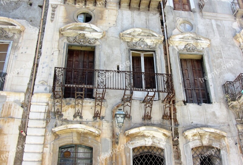 Sicilie Palermo Expiration Facade Old