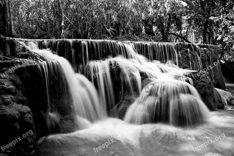 Waterfall Viterbo Lazio Italy Europe