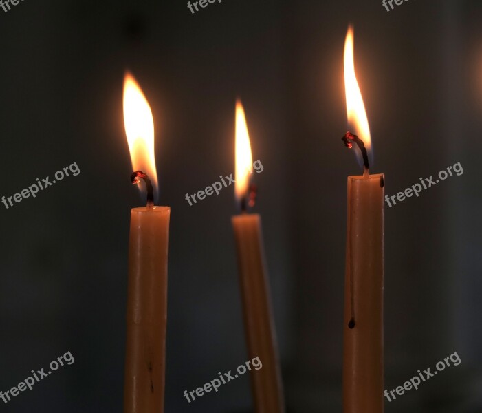 Candles Prayer Spiritual Light Candle Flame