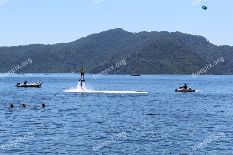 Sea Summer Beach Sun Flyboard